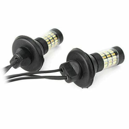 3156 Dual Color Switchback Turn Signal Light Bulbs for Car