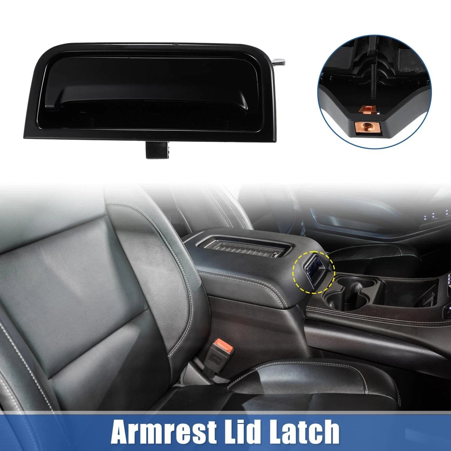 Center Console Cover for GMC (Matte Black)