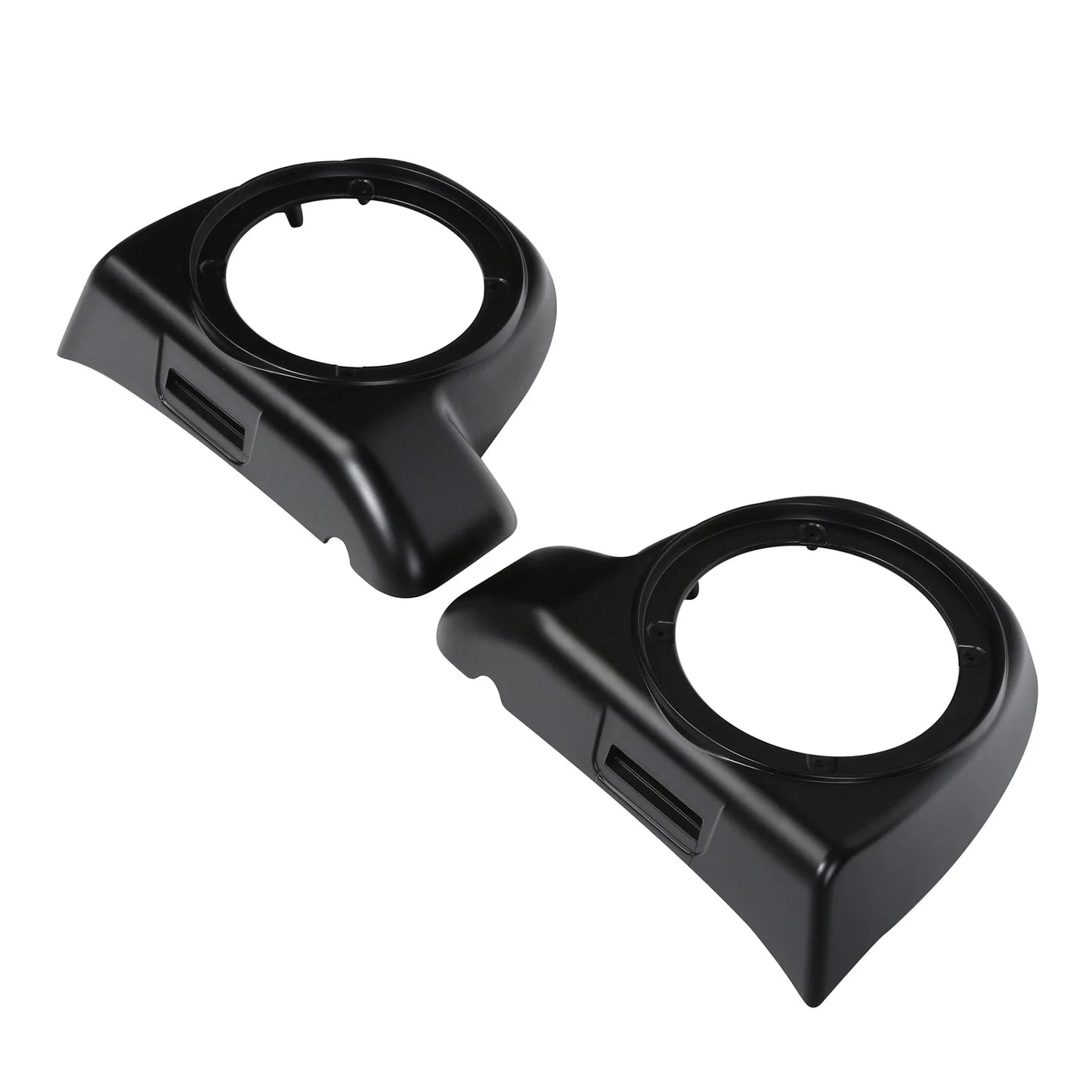 6.5" Lower Fairings Speaker Pods for Harley Road Glide (2014-2024) Black Denim