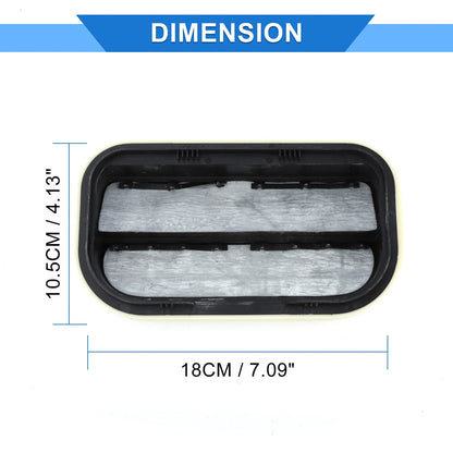 Center Dash A/C Outlet for Ford C-Max Fiesta (2006–2013) ABS Black Vent Panel