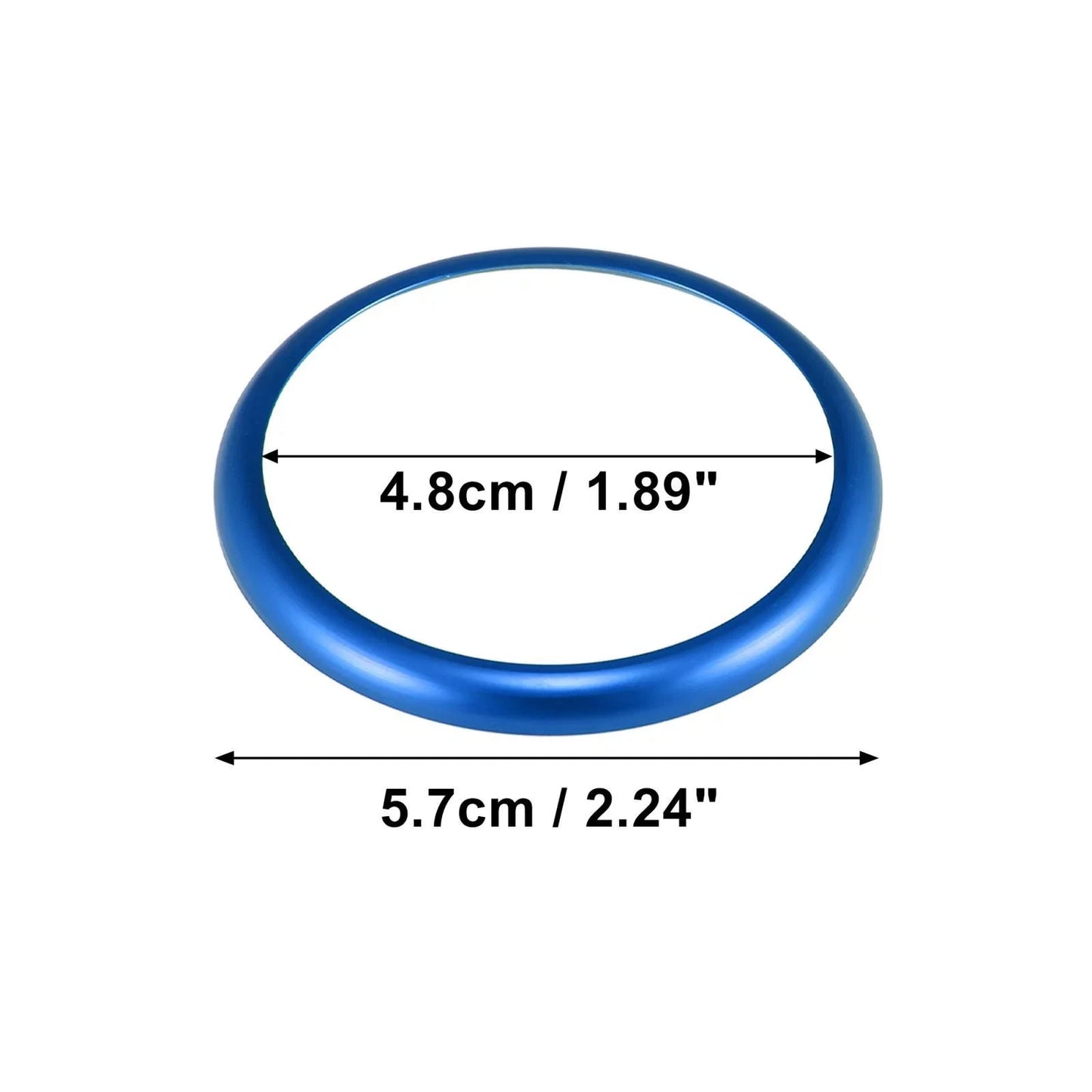 Multimedia Knob Ring Aluminum Alloy for BMW X3 Blue