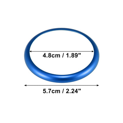 Multimedia Knob Ring Aluminum Alloy for BMW X3 Blue