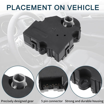 2 x HVAC Heater Blend Door Actuators for Chevrolet Silverado 1500 (2007)