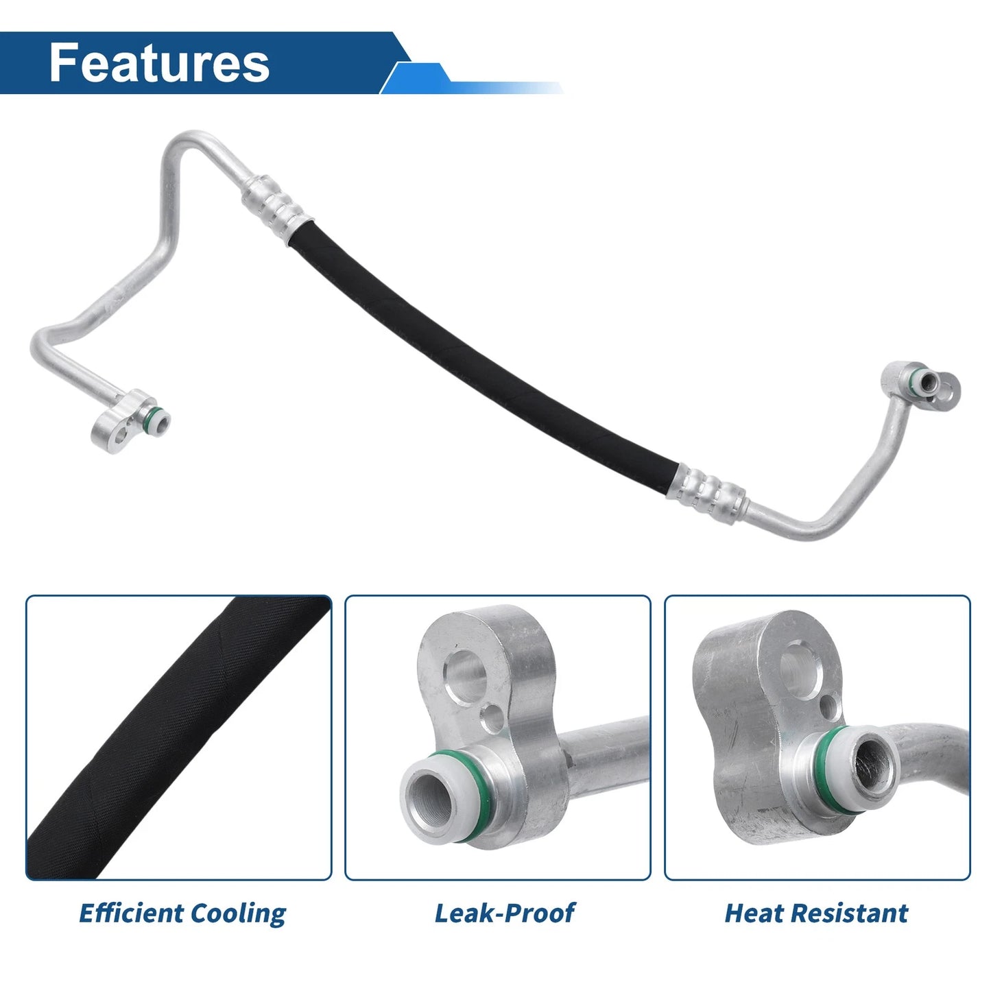 A/C Refrigerant Liquid Hose for BMW 525i (2004–2010) No. 64536920356