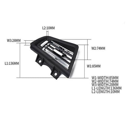 Air Conditional Left Air Outlet Vent Panel for BMW 5 Series (F10 F11 F18) Chrome