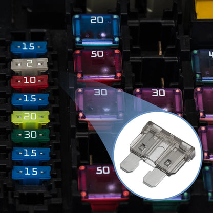50pcs Mini Blade Style Fuses 2A for Car Boat Truck SUV RV Motorcycle