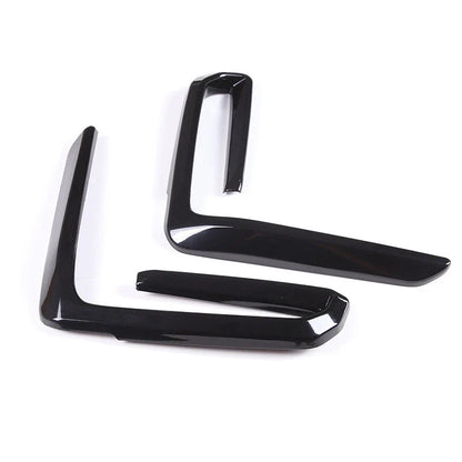 2 x Glossy Black ABS Front Fog Light Lamp Cover Trim for BMW X5 G05 (2019–2023)