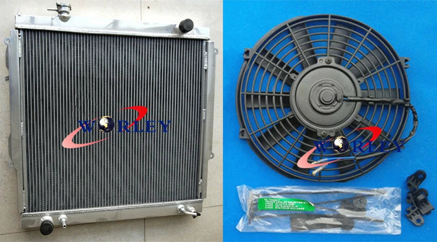 Aluminum Radiator & Fan for Toyota Tacoma (1995–2004)
