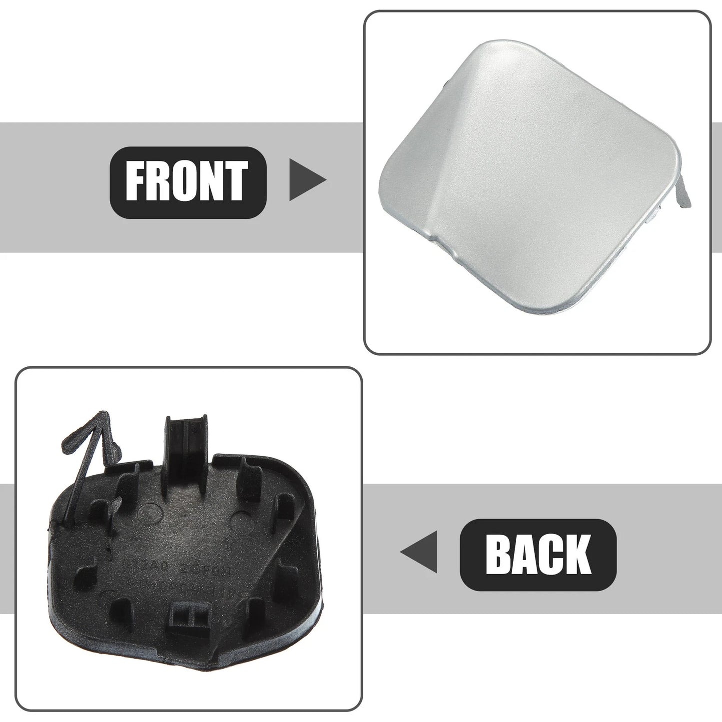 Tow Hook Cap for Nissan Altima (2013–2018) - Silver Tone