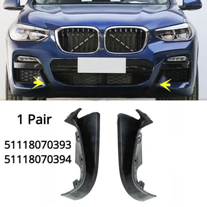1 Pair Front Bumper Side Grille Trim LH+RH for BMW X3 X4 G01 G02 (2018–2021)