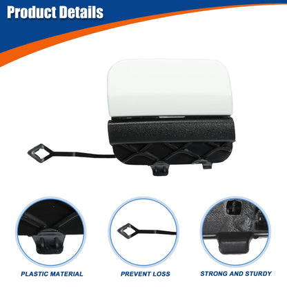 Tow Hook Cover for Mercedes-Benz C-Class (2015–2021) No.A2058850256 White