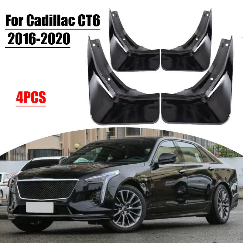 Mud Flaps Splash Guards Fender Mudguards for Cadillac CT6 (2016–2020)