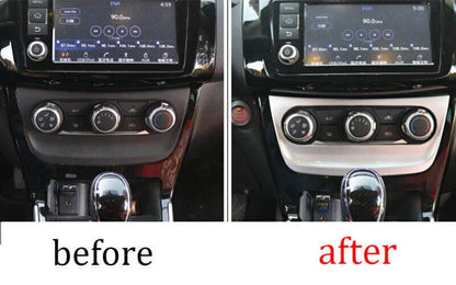 Console AC Button Control Frame Trim for Nissan Sentra Sylphy (2013–2019)