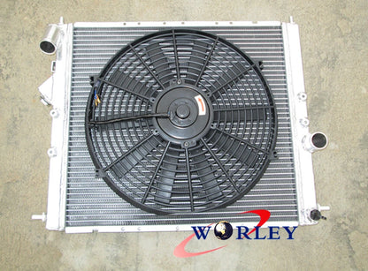 Aluminum Radiator & Fan for Renault Clio 16S/Williams (1993–1998)
