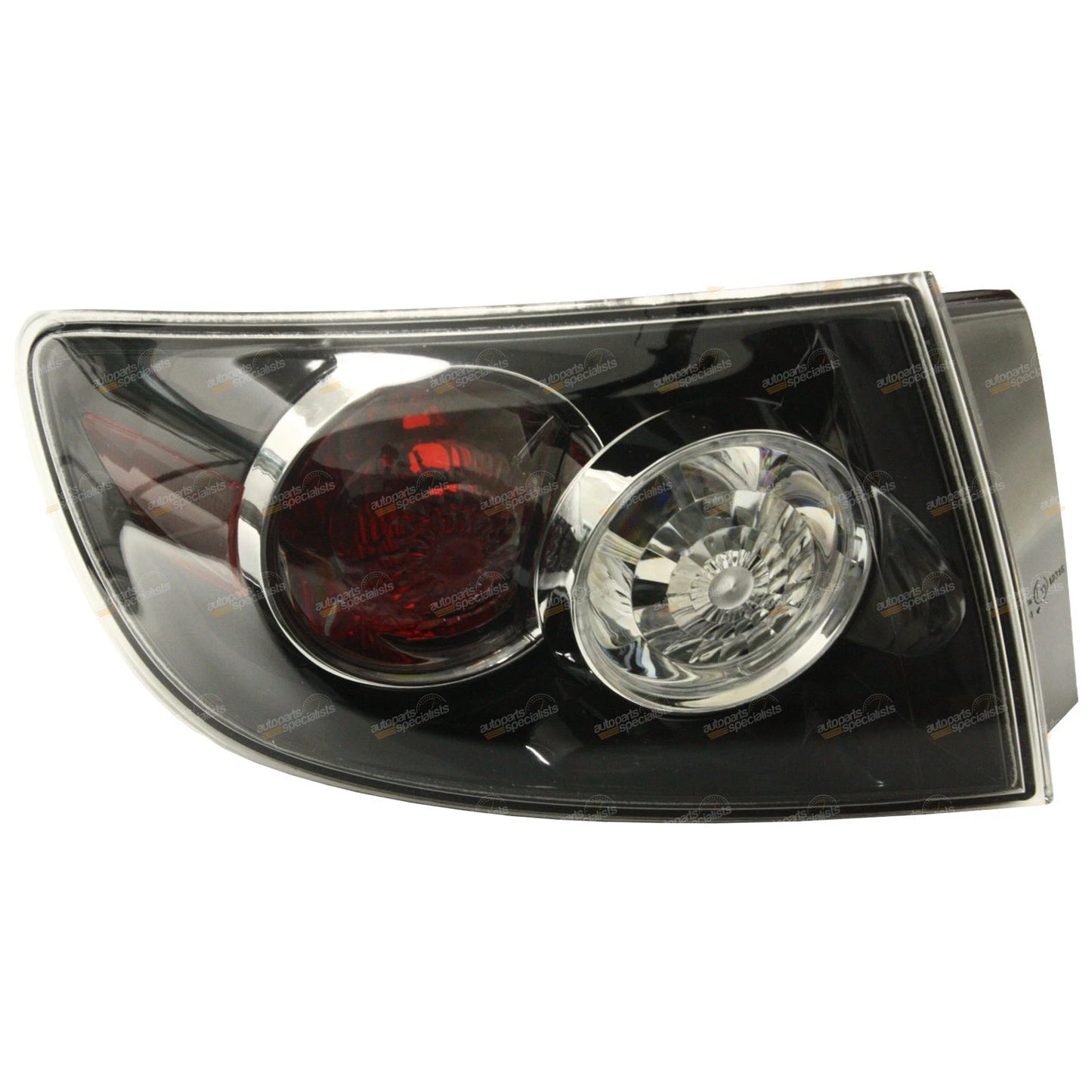 LH Tail Light Black for Mazda 3 BK (2006–2009) Sedan