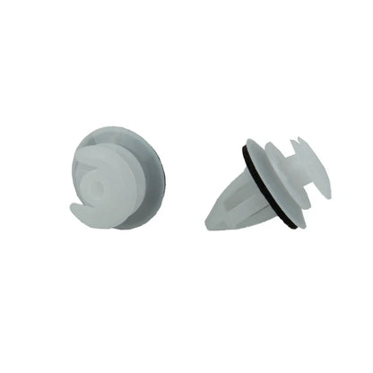 Fastener Clips 100pcs White With Seal Ring Fender Replacement Rivets for Car