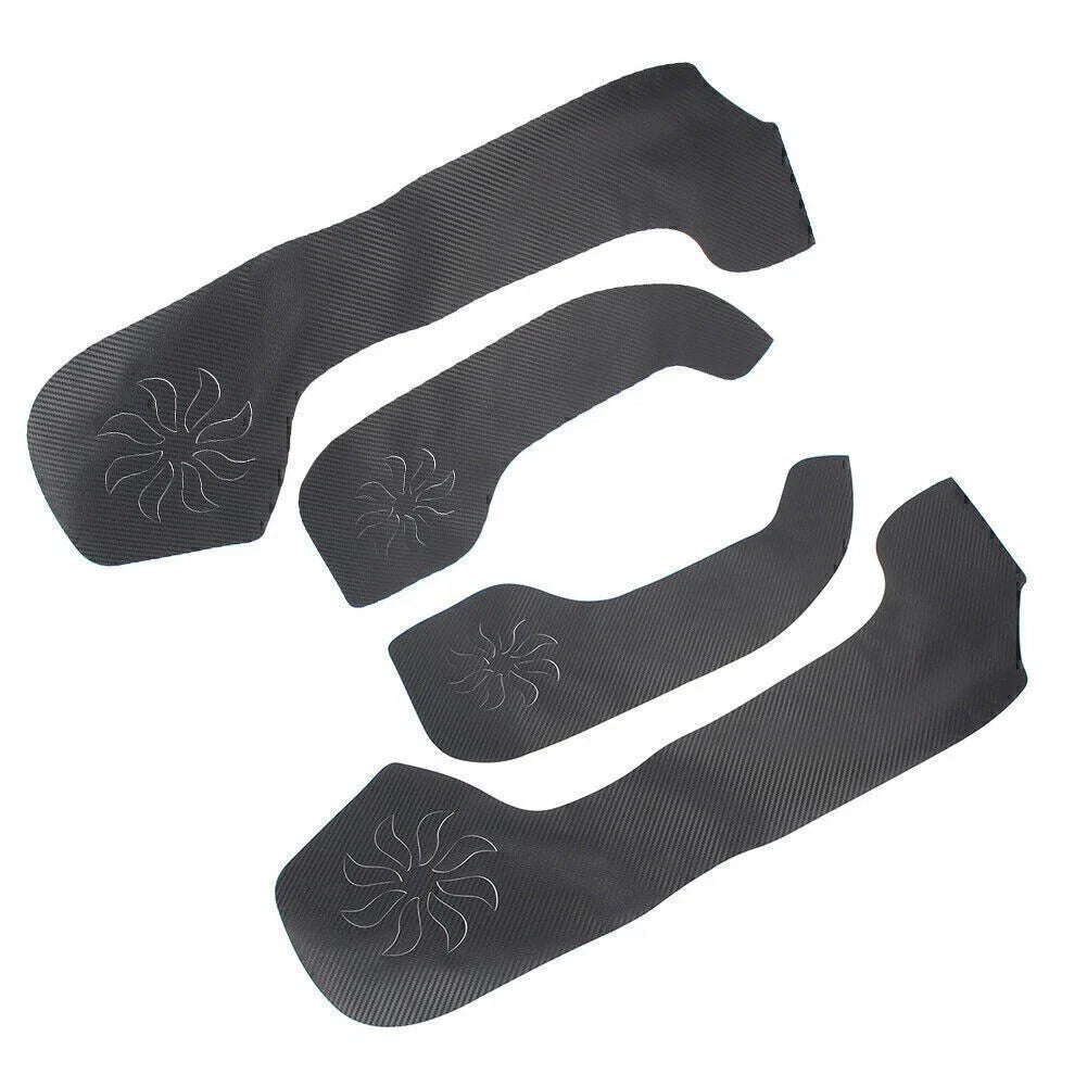 Kia Forte Door Anti Kick Pad Protection Cover Trims 4 x Pcs (2009-2013)