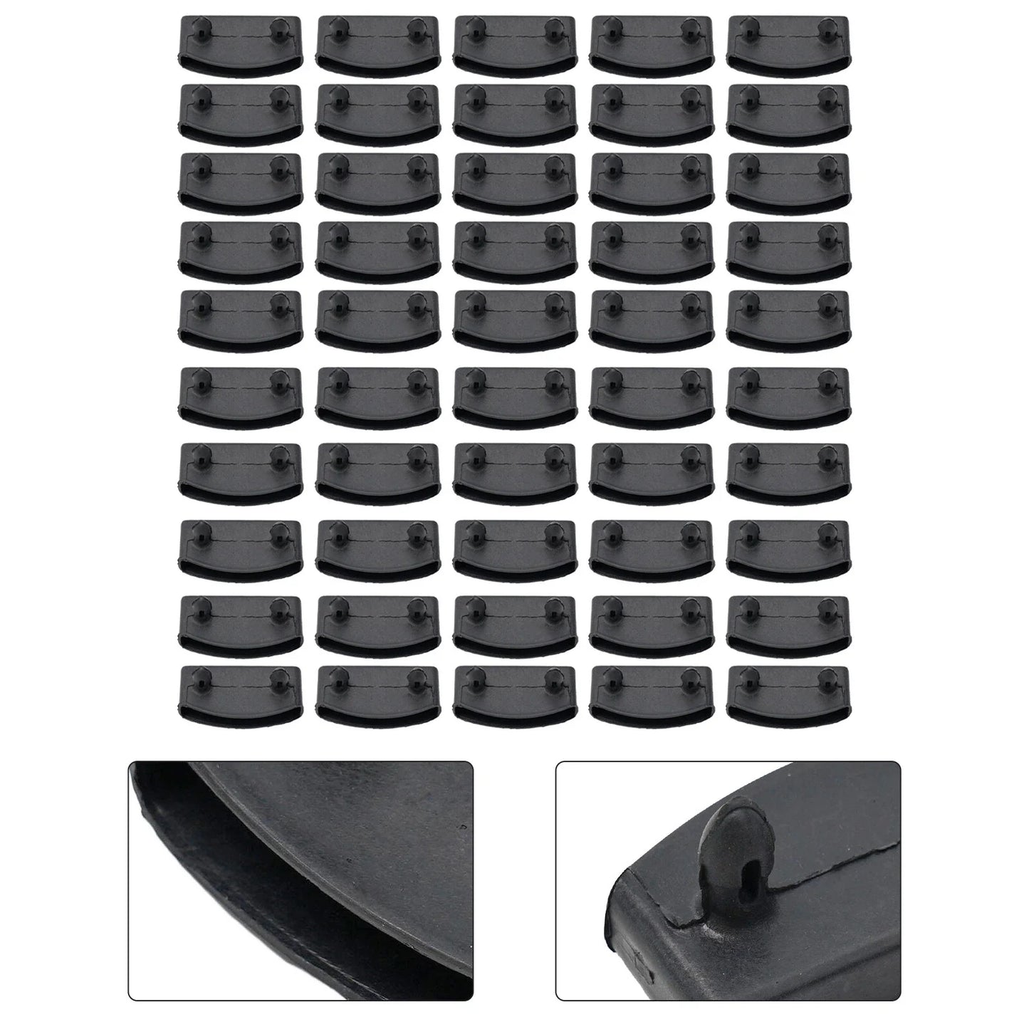 50x Plastic Middle or End Holders for Bed Slats