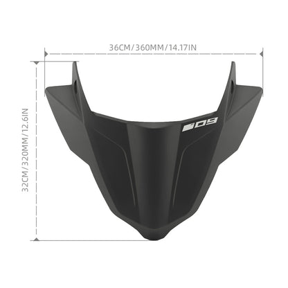 Windscreen Windshield Deflector for Yamaha MT-09 (2017–2020)