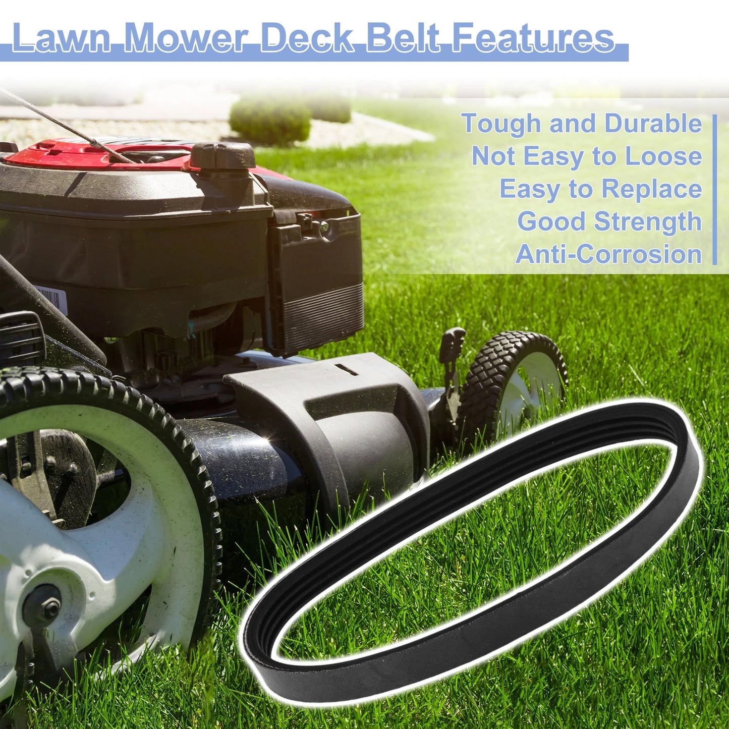 Lawn Mower Deck Belt for PowerSmart DB2194SH DB2194PH (No.302040092)