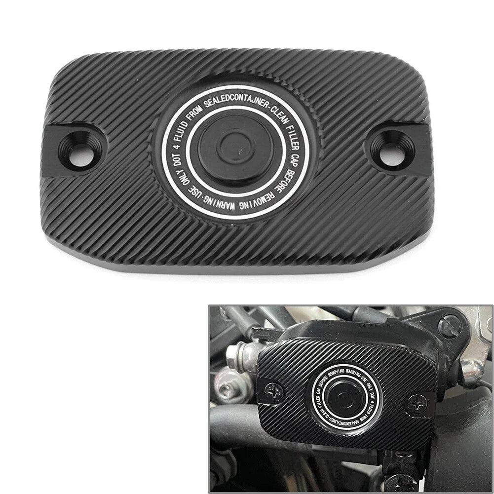 Brake Front Reservoir Master Cylinder Cover Cap for Harley X350 (2023) Black