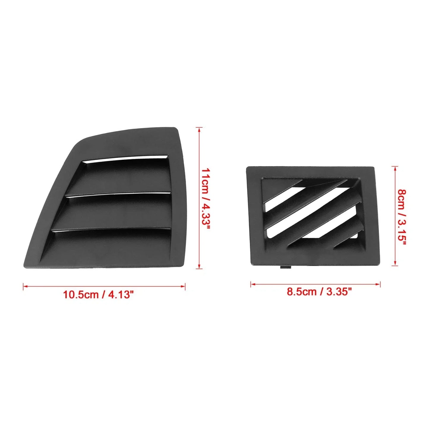 Front Air Vent Grille Cover Set for Dodge Charger, Magnum (2005-2007)