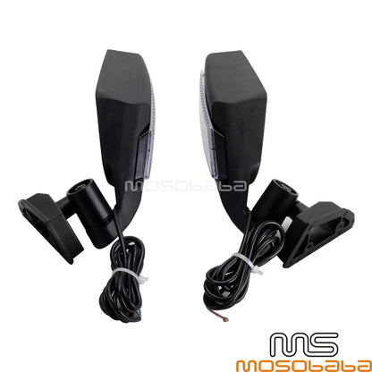 Racing Side Mirrors with LED Turn Signals for Can-Am Maverick X3 R/Max (2017-2022)
