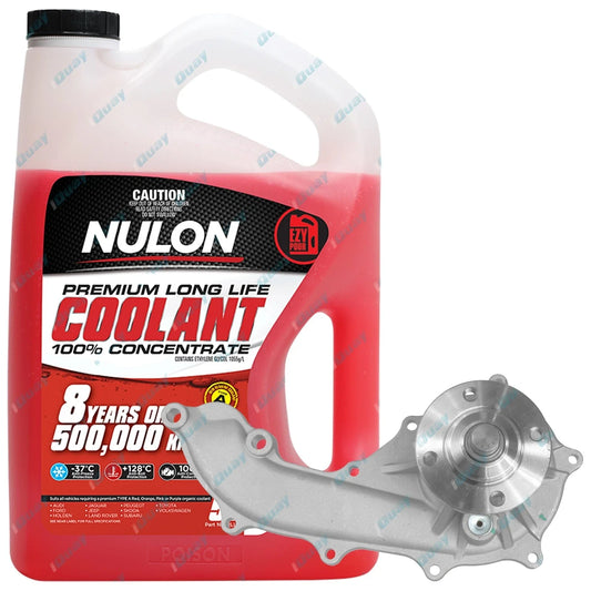 Water Pump + Coolant for Toyota Hilux TGN16 4cyl 2TR-FE 2.7L Petrol 2x4 2005~14