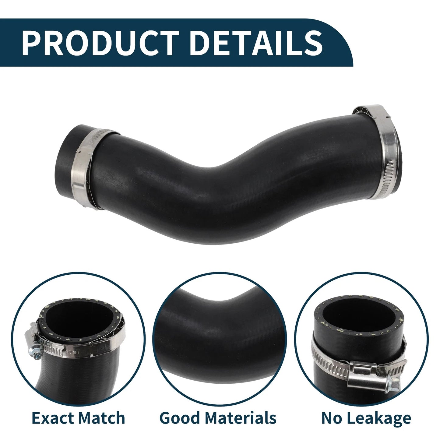 Radiator Hose for Hyundai i40 I CW (2011–2019) No. 282742A802 Rubber