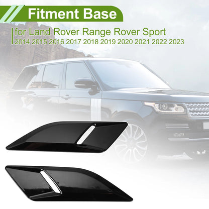 Hood Bonnet Air Vent Cover for Land Rover Range Rover Sport (2014–2023) Black