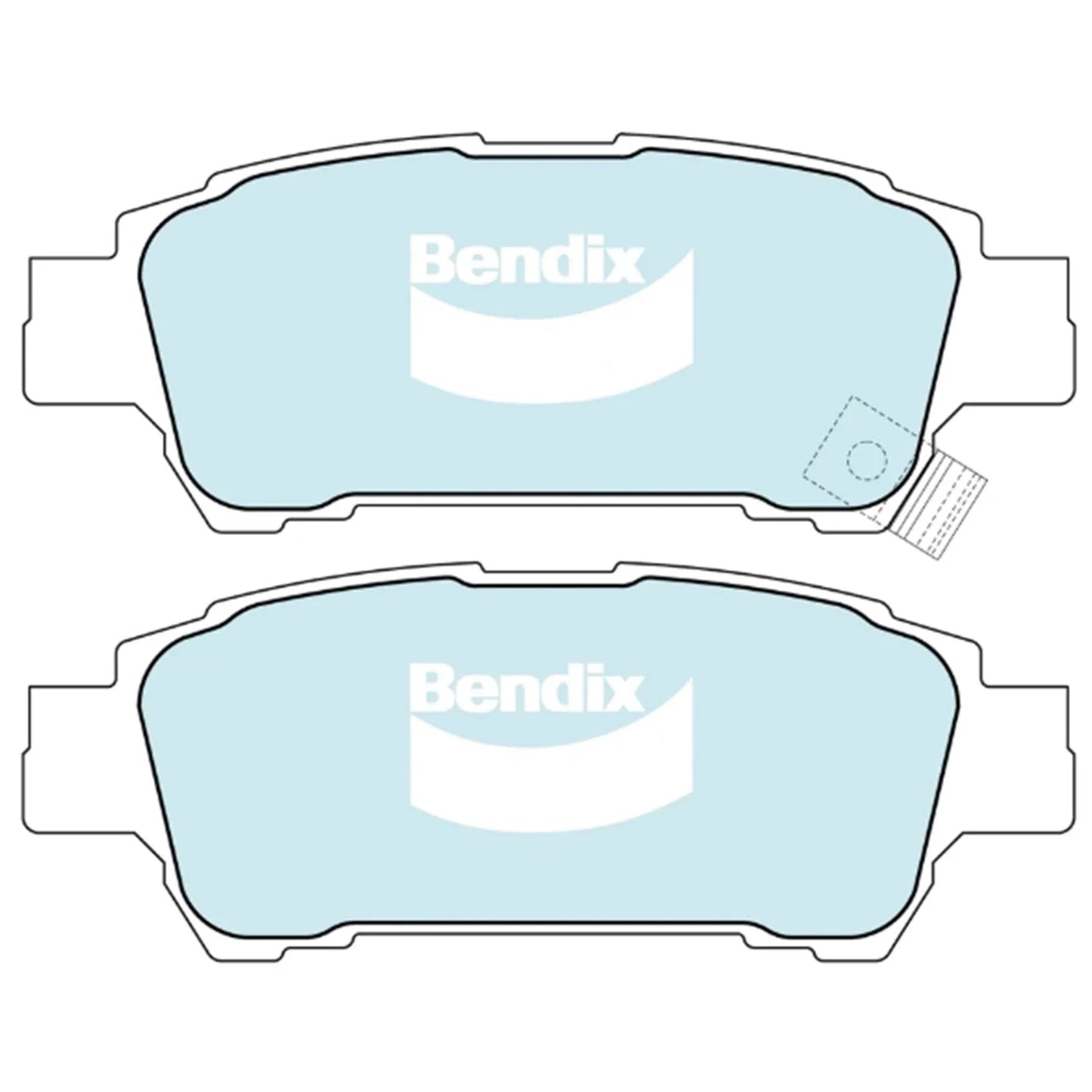 GCT Rear Disc Brake Pads Set for Toyota Estima (2000–2006)
