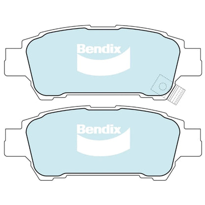GCT Rear Disc Brake Pads Set for Toyota Estima (2000–2006)