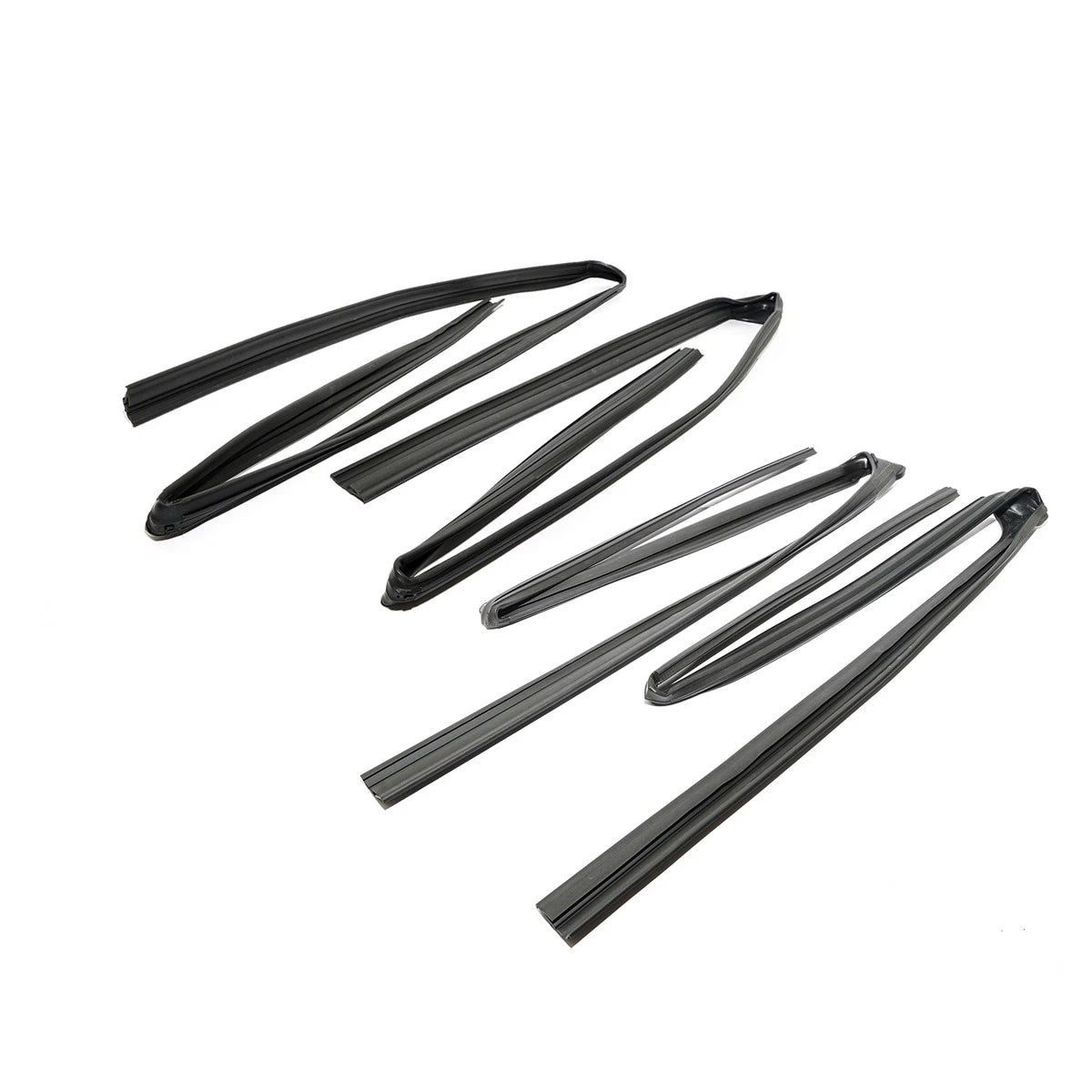 Set of 2 Front Rear Door Glass Run Channels for Honda Accord (2008–2011)