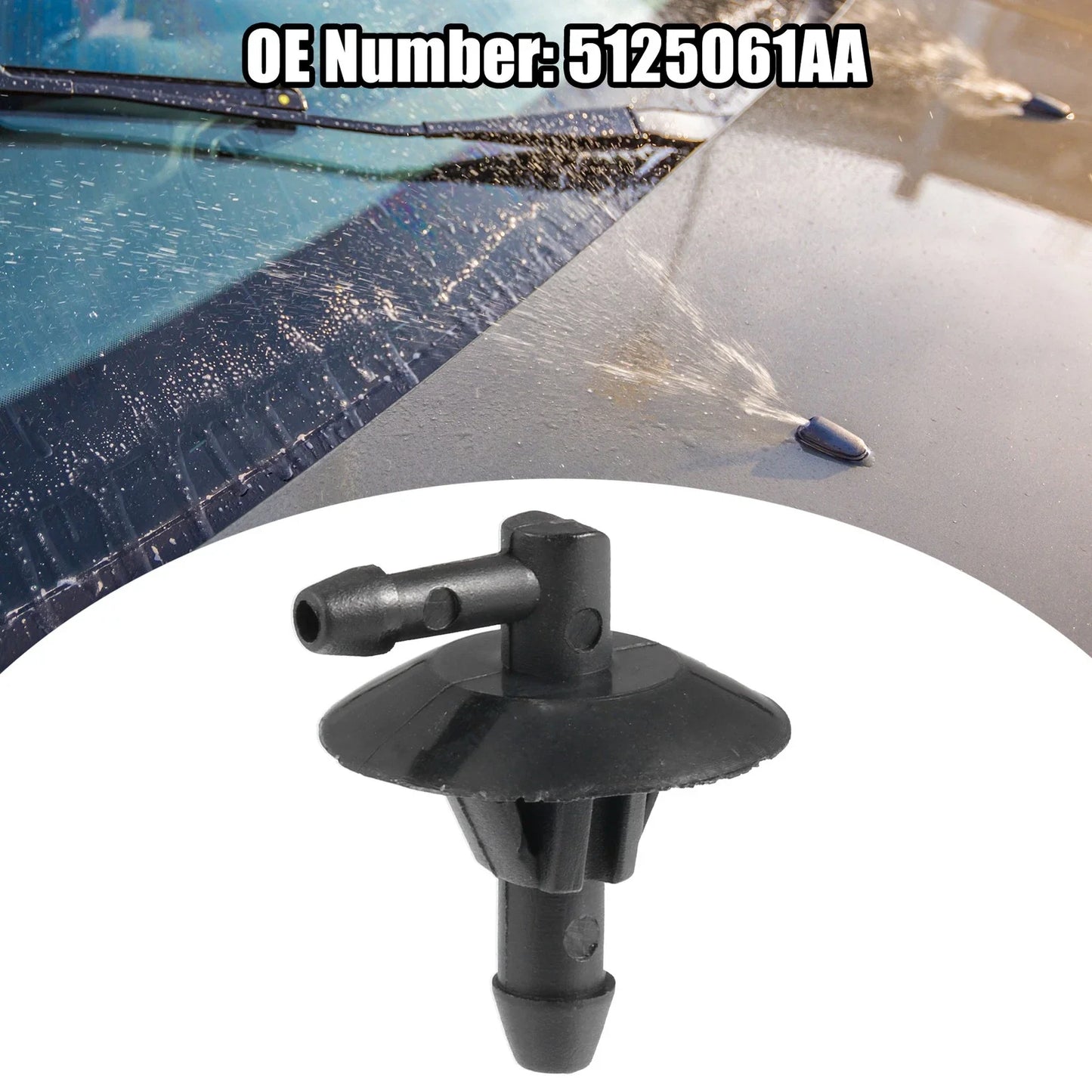 Windshield Wiper Washer Nozzle for Dodge Sprinter 2500 (2002-2018)