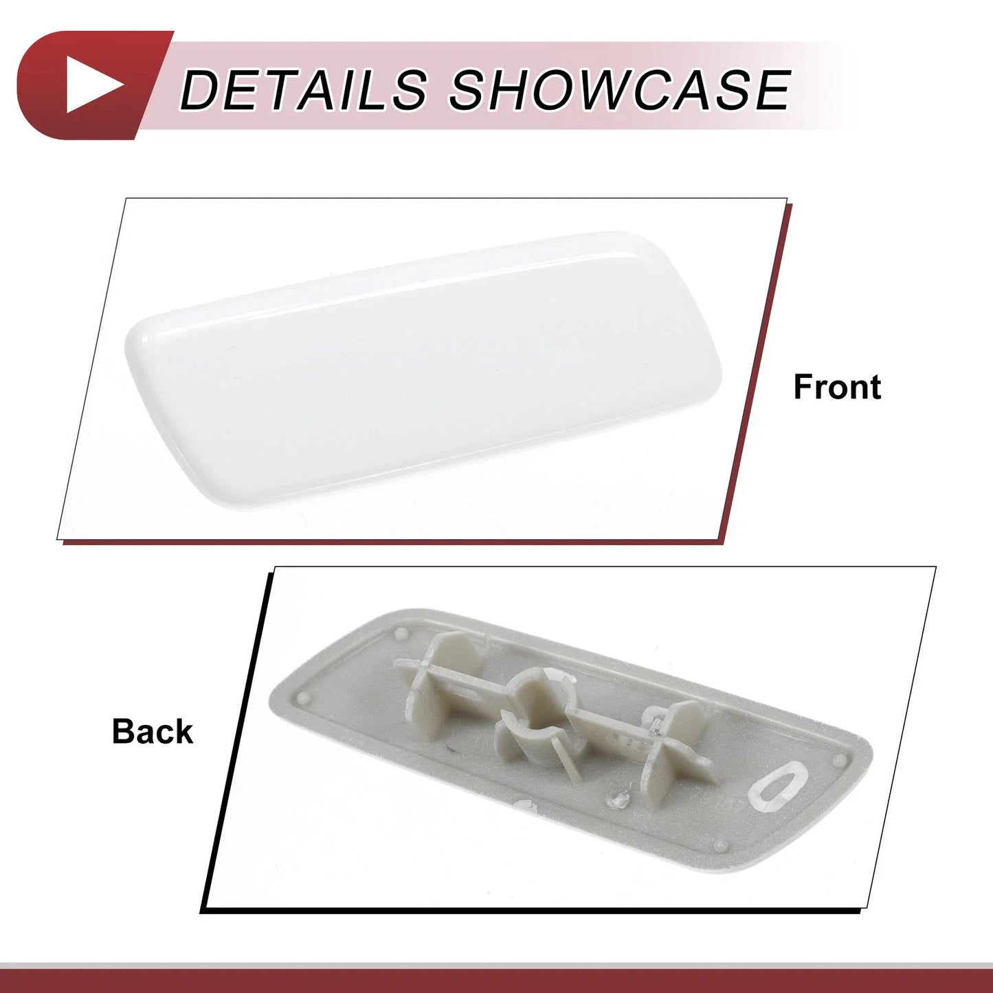 Front Right Washer Nozzle Cover for Lexus RX350 (2010-2013) - White 1 x Cap