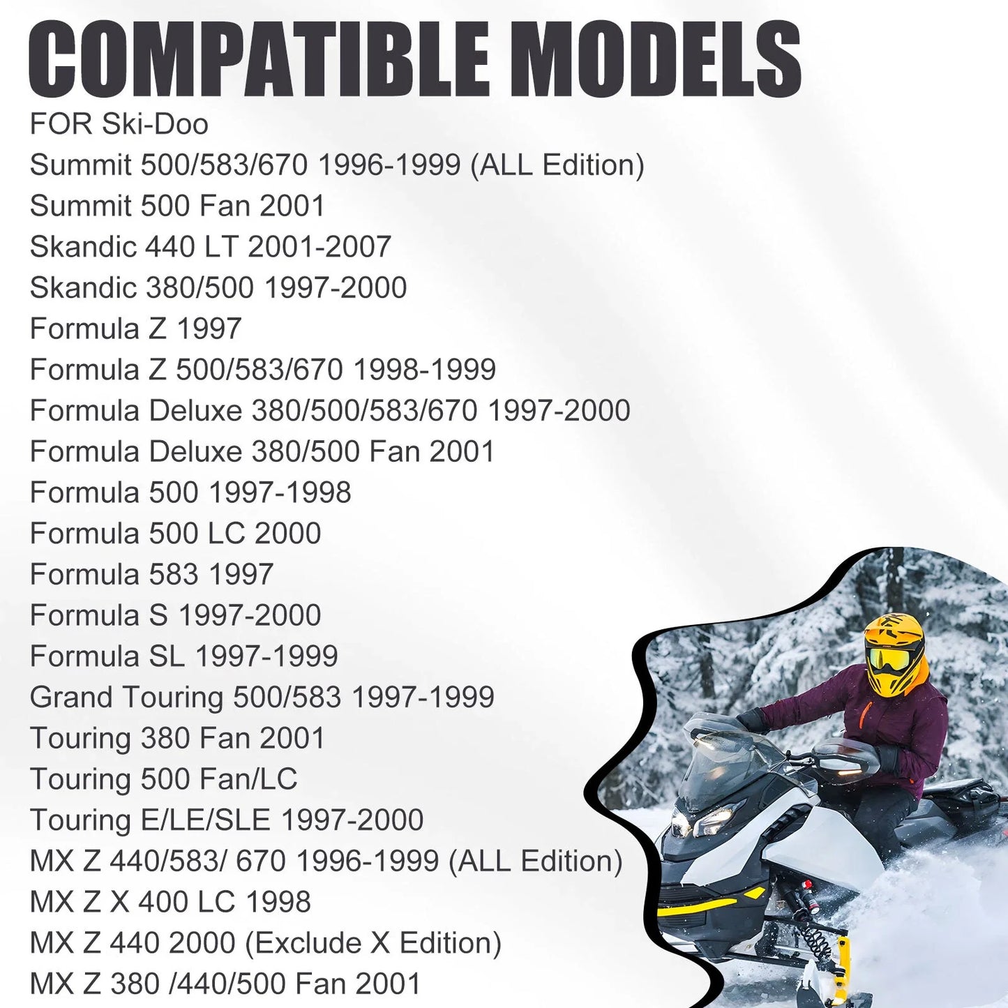 Air Intake Foam Filter for Ski-Doo Formula Z (1980–1987)