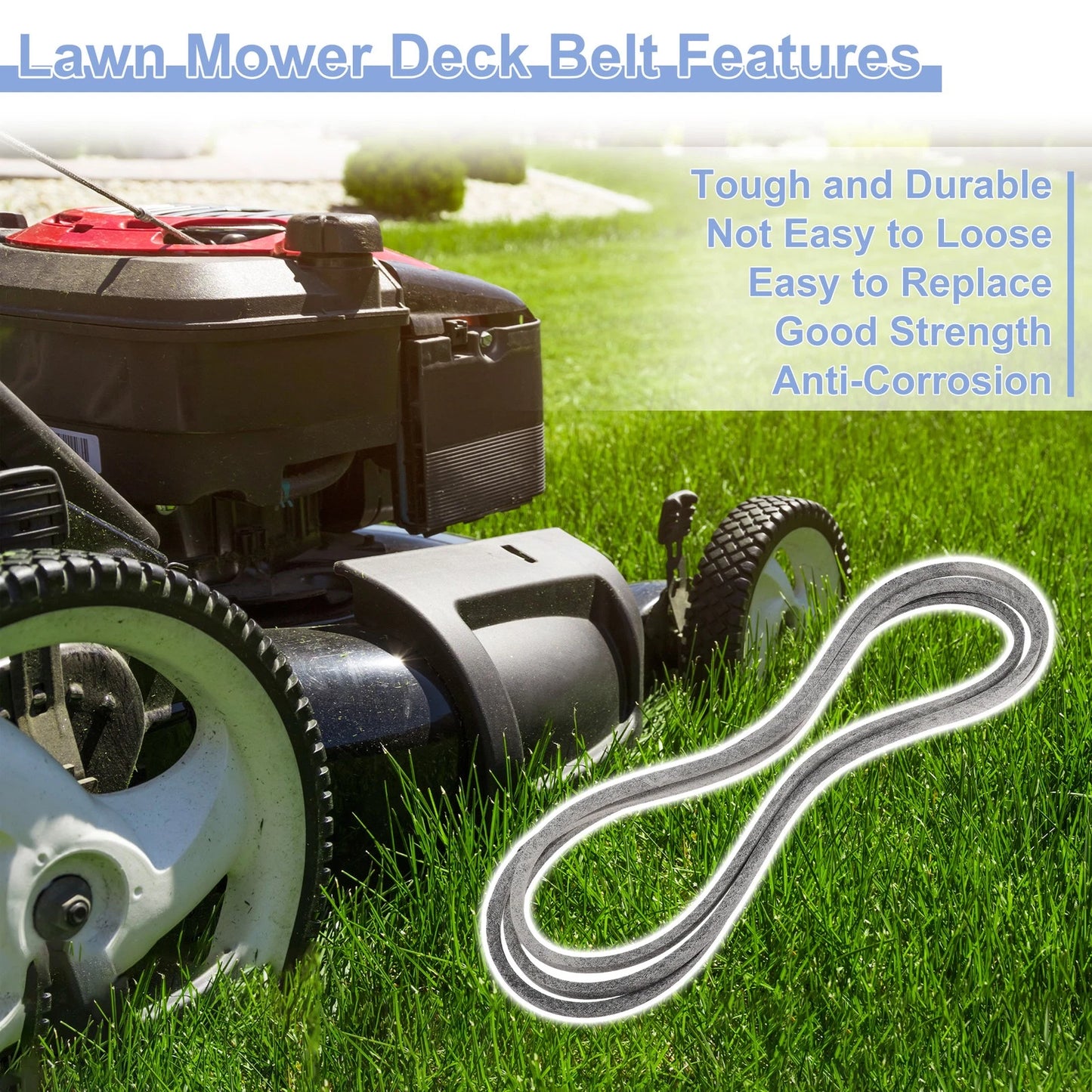Lawn Mower Deck Belt for John Deere X300 X304 X310 (2007–2015)