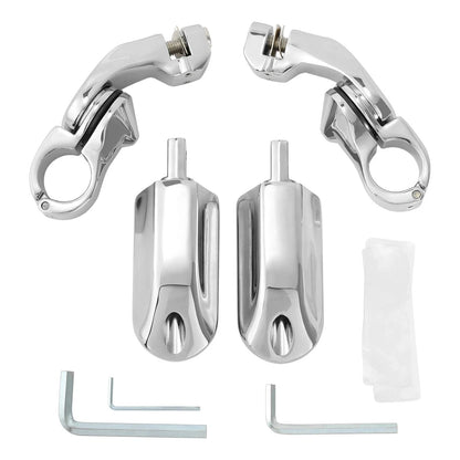 1.25" Highway Foot Pegs for Harley Touring Road King Street Glide (2009-2023)