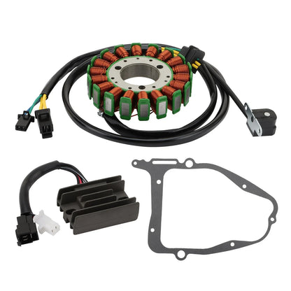 Stator Coil+Regulator Rectifier+Gasket for Suzuki TU250X (2009–2012)
