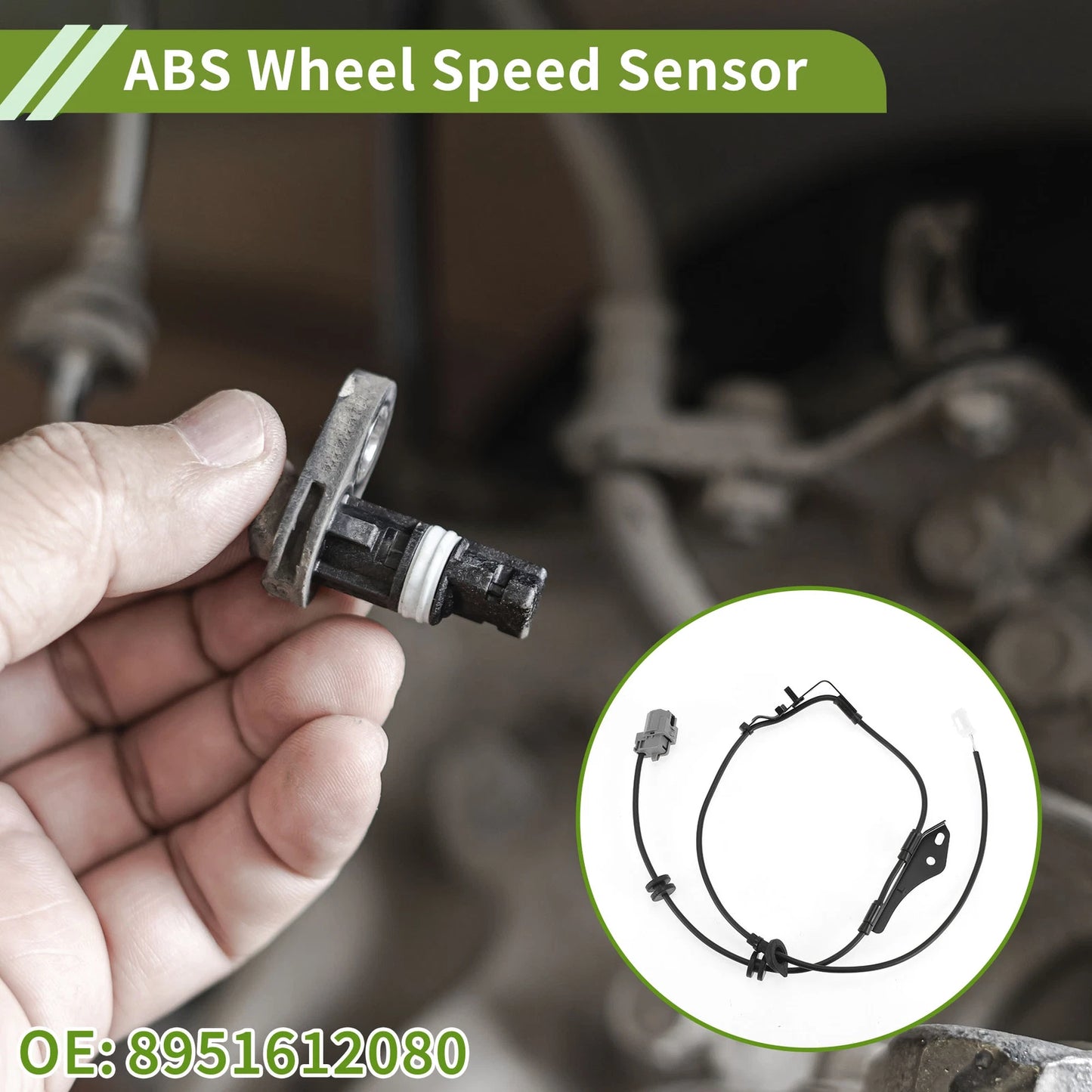 ABS Wheel Speed Sensor No. 8951612080 for Toyota Scion xB (2004–2015)