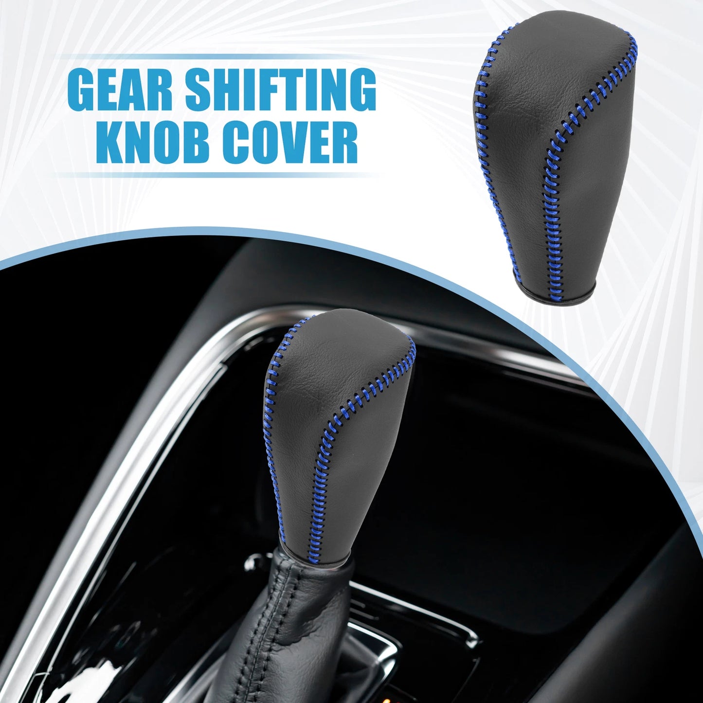 Set of 2 Gear Shift Knob Hand Brake Cover Trim for Toyota Corolla (2014–2018)