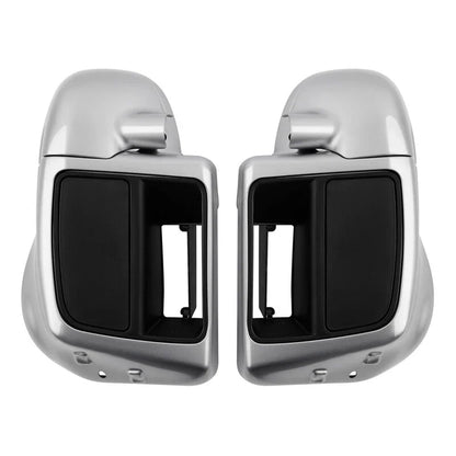 Lower Vented Fairings for Harley Street Glide (2014-2023) Silver Pearl