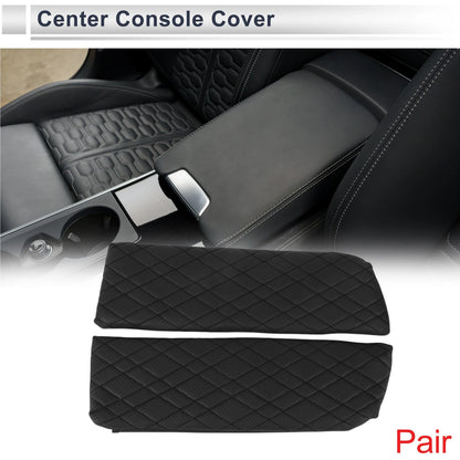 Center Console Cover with Storage Bag for BMW X5 (2014–2018) Black