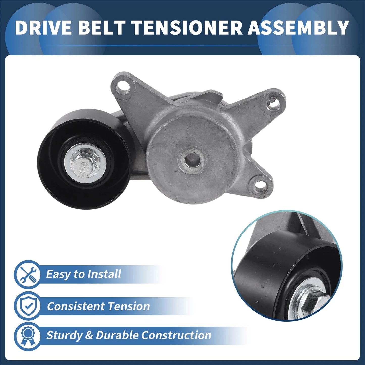 Belt Tensioner for Hyundai Verna (2015–2020) No. 2528104600 Metal