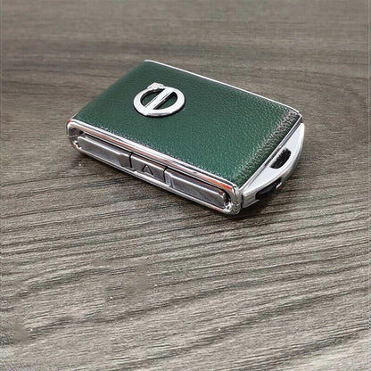 Leather Car Key Fob Case Cover Remote Keychain for Volvo XC90 XC60 S90 V90