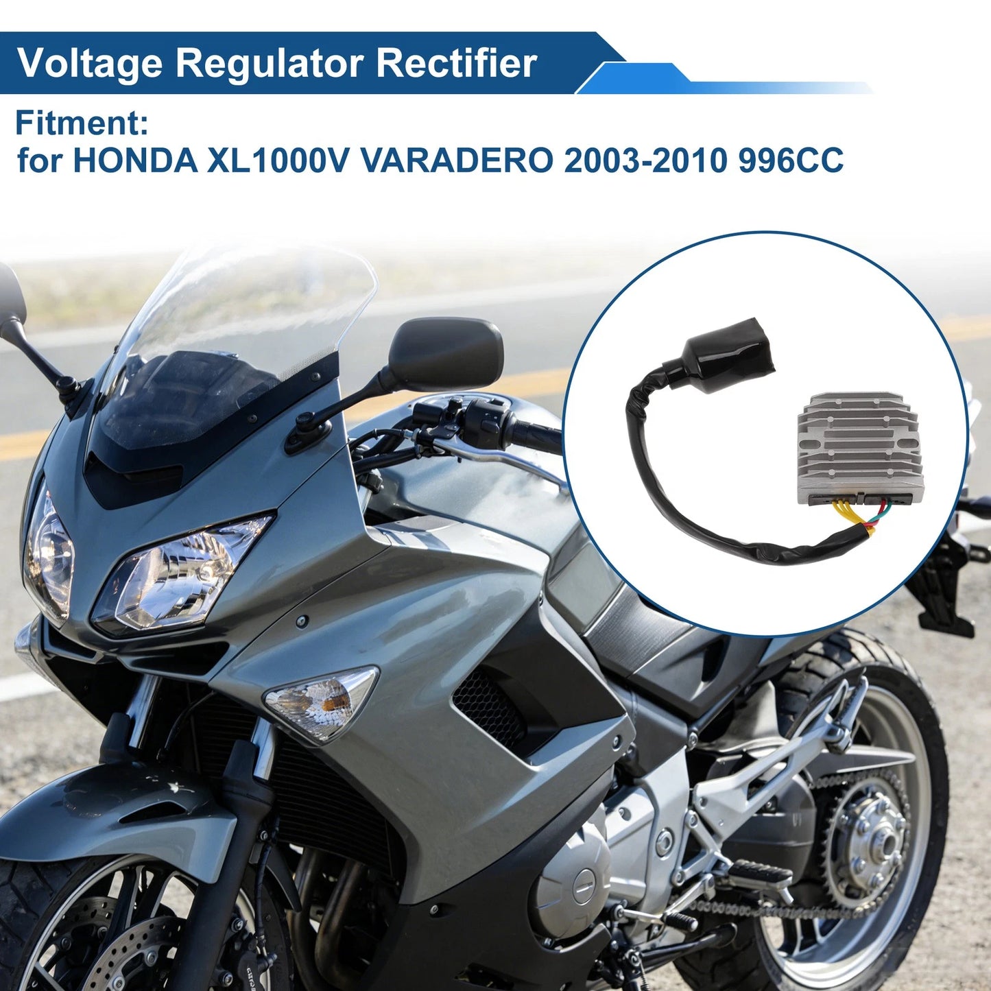 Voltage Regulator Rectifier 31600MBTD21 for Honda XL1000V Varadero (2003–2010)