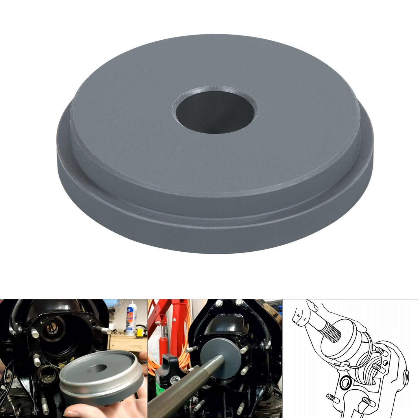 Bellow Retainer Ring Install Driver Tool for Mercruiser Alpha Bravo (1991–1999)