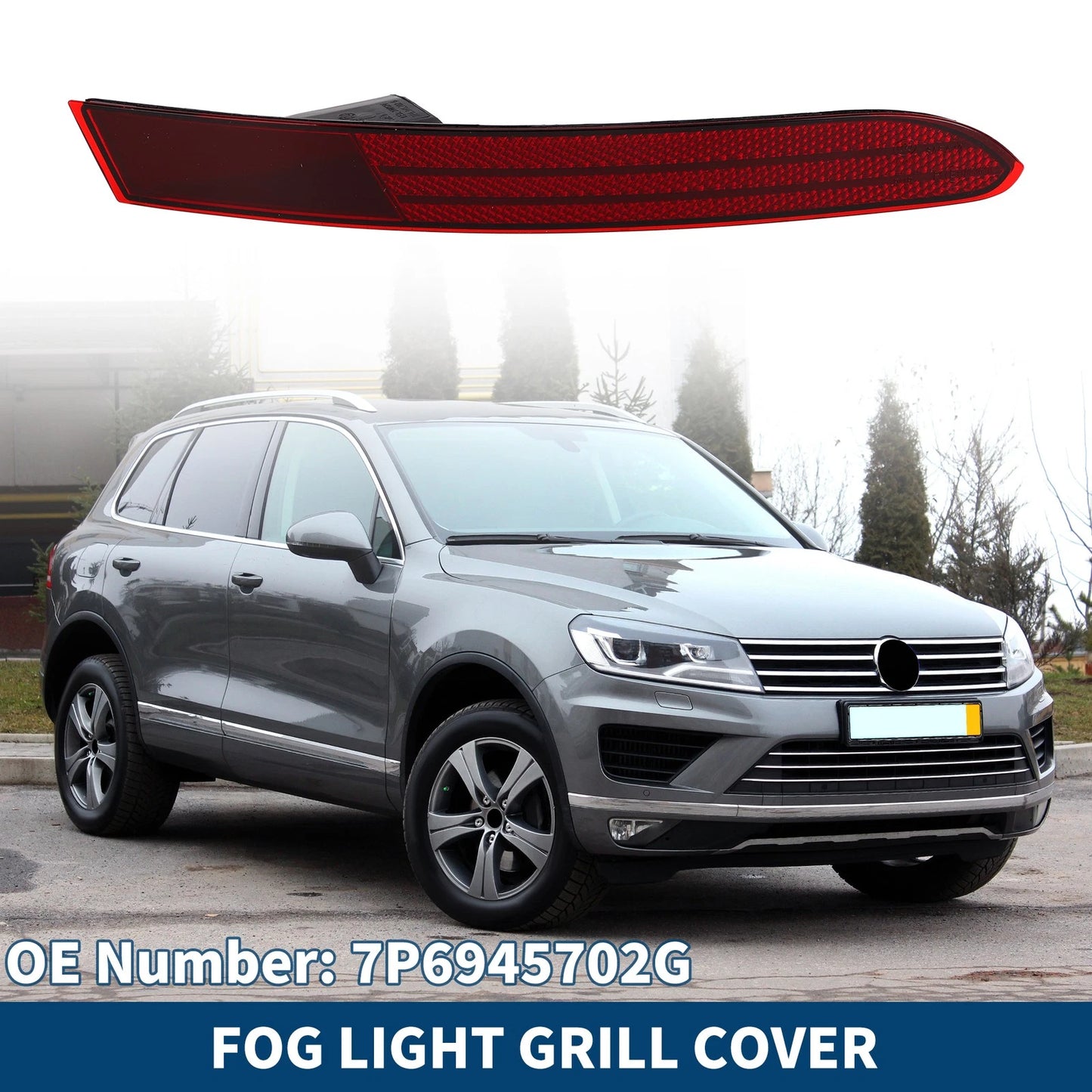 Rear Right Tail Light Shell for Volkswagen Touareg (2011–2018) No. 7P6945702G