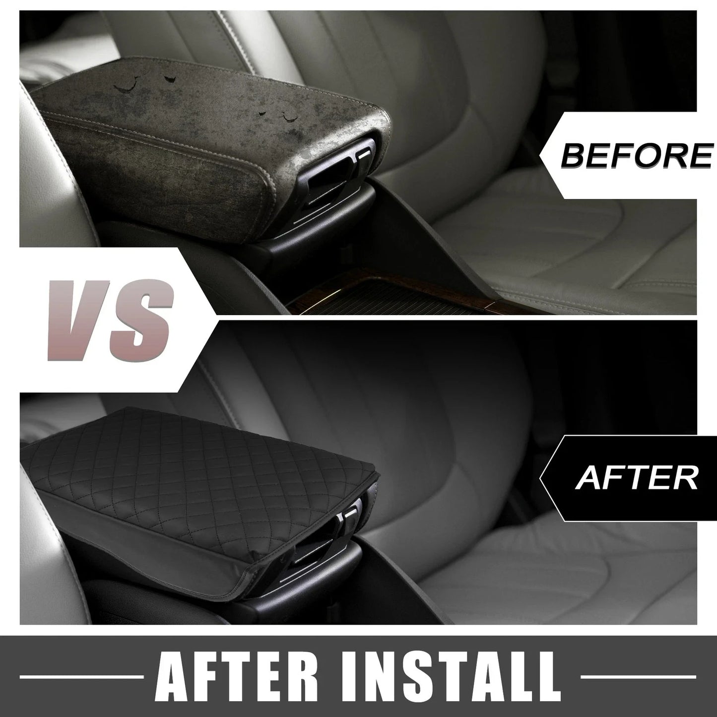 Center Console Armrest Seat Box Cover for Dodge Ram 1500 2500 3500