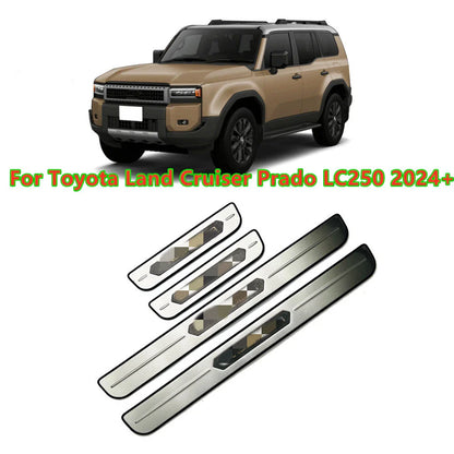 4x Outside Door Sill Trim Cover for Land Cruiser Prado J250 (2024–2024)